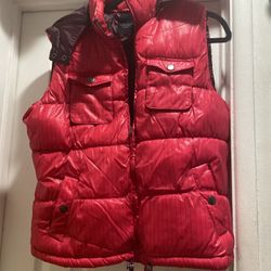 Vest W Hoodie Size Large 