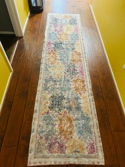 Colorful Hallway Runner 26 X 10