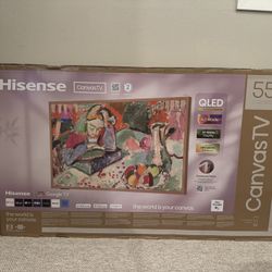 Hisense 55-Inch Class QLED 4K S7N CanvasTV Series Google Smart TV 55S7N