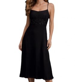 Vintage Ann Taylor Black Silk Cocktail Dress