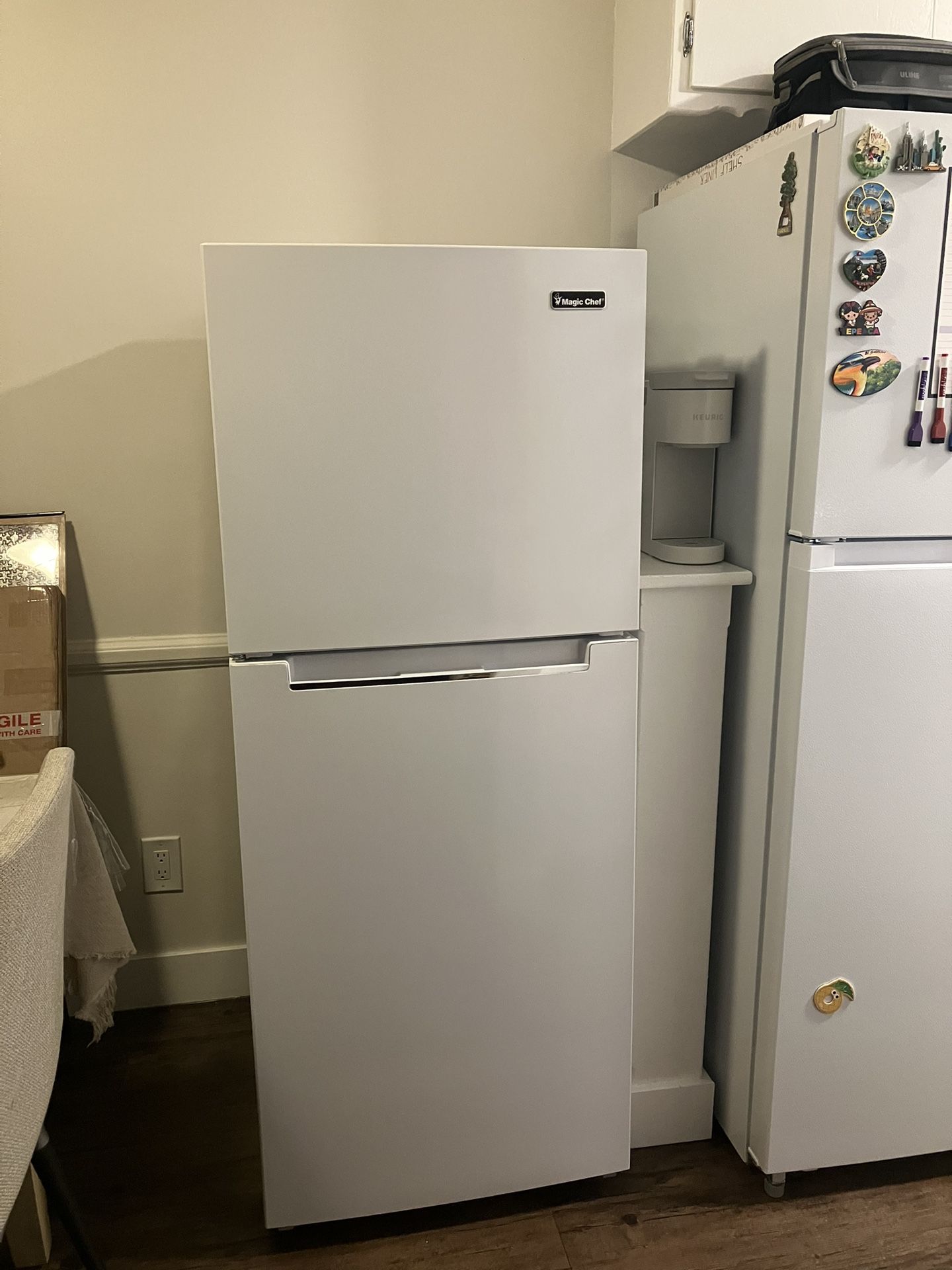 White Top Bottom Fridge