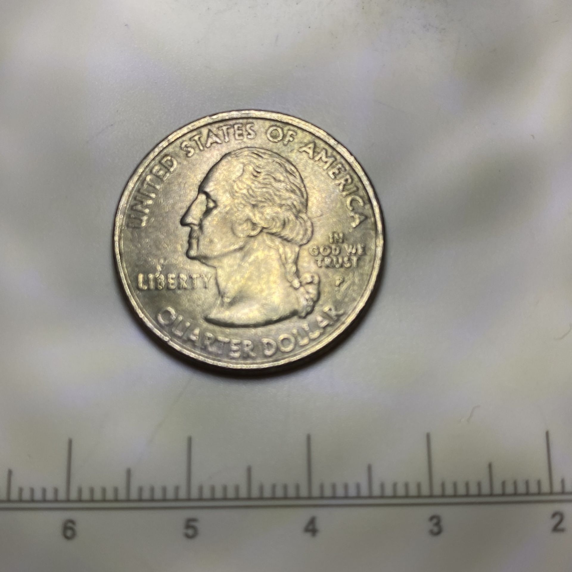 2000-P Washington State Quarter- Maryland Double Die Error