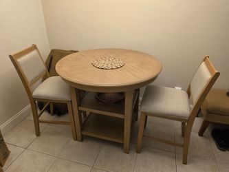 High-Top Table With 4 Chairs. Barely Used.