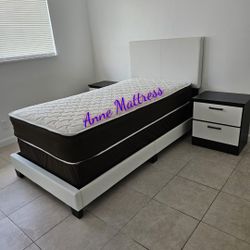 NEW TWIN MATTRESS AND BOX SPRING 😉 100% QUALITY & CONFORM 👌