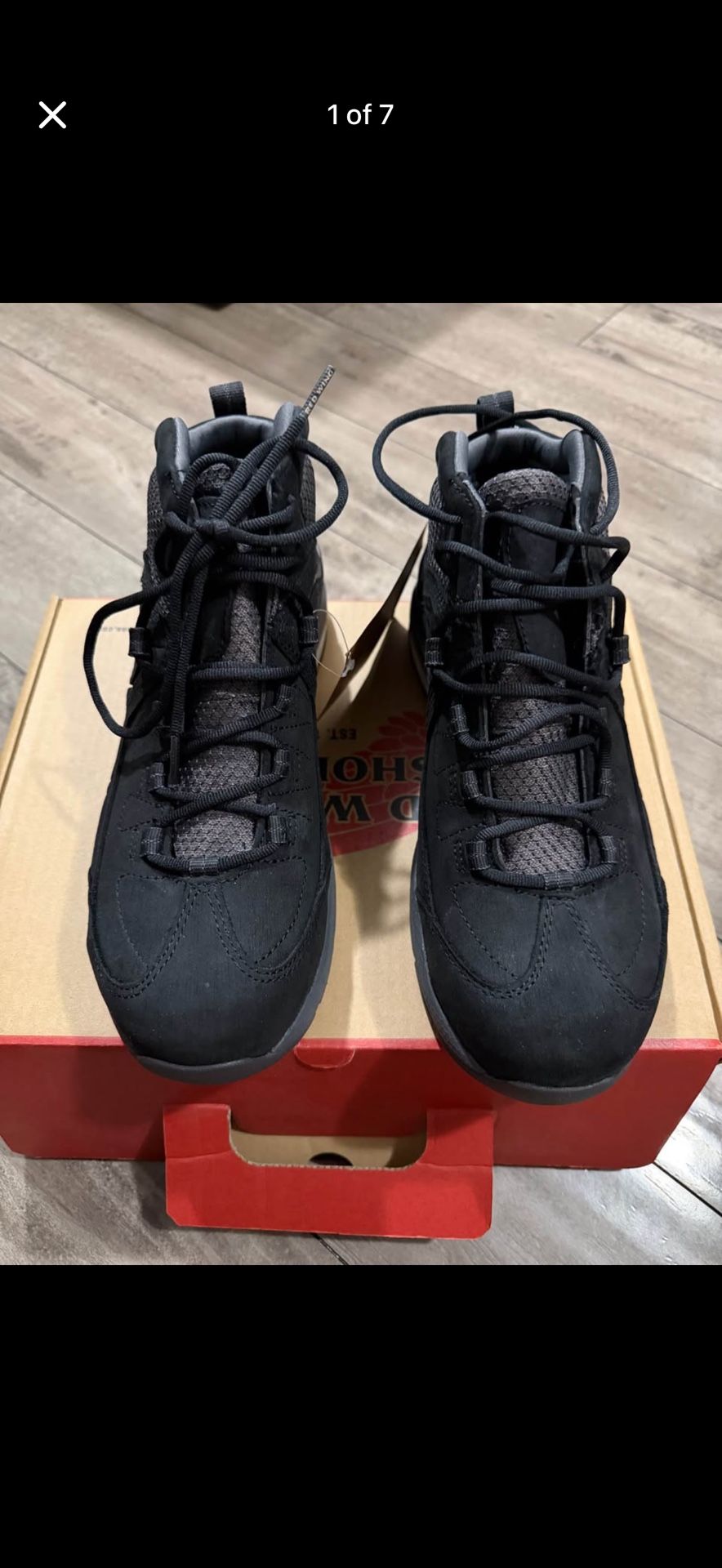 NEW Red Wing Work Boots - Men's Size 9 D - Waterproof & Safety Toe