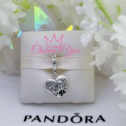 Adorable Charm 925 silver for Pandora moments bracelet.