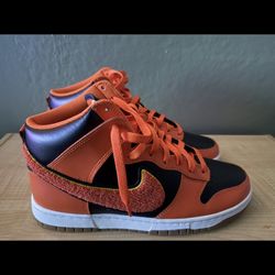 Nike Dunk High 'Chenille Swoosh - Safety Orange'