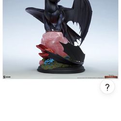 Toothless From How To Train Your Dragon Statue