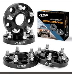 KSP PERFORMANCE 20mm Hubcentric Wheel Spacers 5x114.3, Aluminum, Black, 4pcs, Model 5x4.5-60.1-H20-
