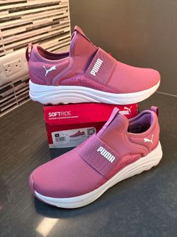 Women's PUMA Softride Sophia Slip-on Size 10 Athletic Shoes Dusty Orchid