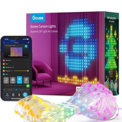 Govee Curtain Light, Smart LED Curtain Light, IP65 Waterproof, 4.9x6.6 Feet