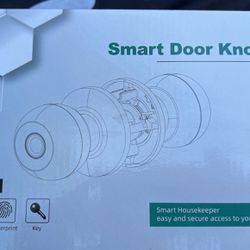 Fingerprint Door Lock, Smart Fingerprint Door Knob with Lock, 