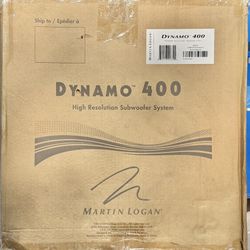 MartinLogan Dynamo 400 High-Resolution Subwoofer (120V, Open Box - New)