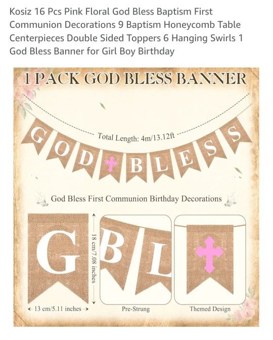 God Bless Banner