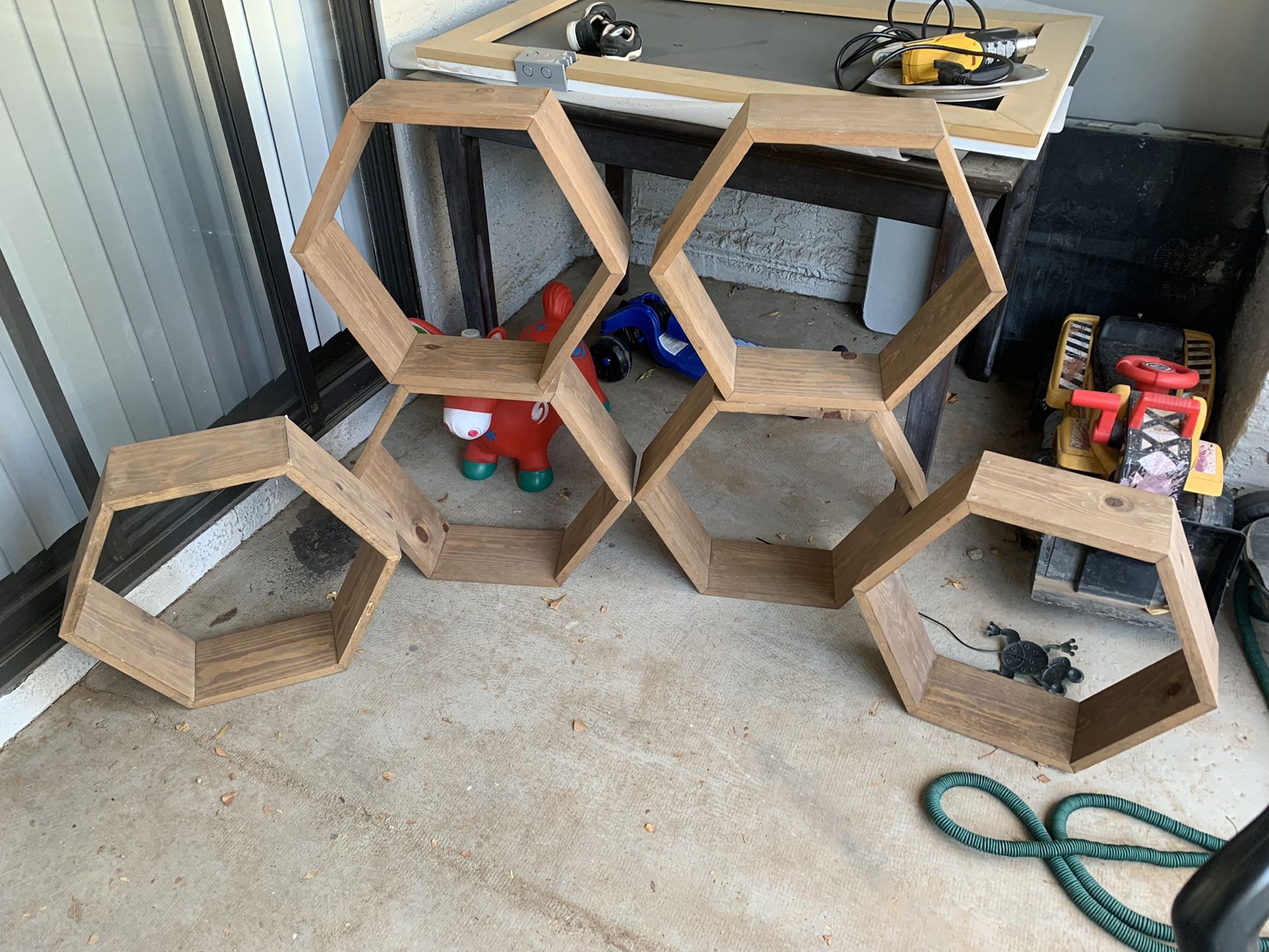 6 Honeycomb Shelves