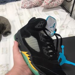 Jordan 5 aquas Size 12 