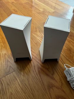 White Mesh WiFi Router Nodes – Set of 2