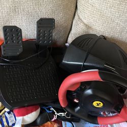 Thrust master Steering Wheel For Xbox One/pc