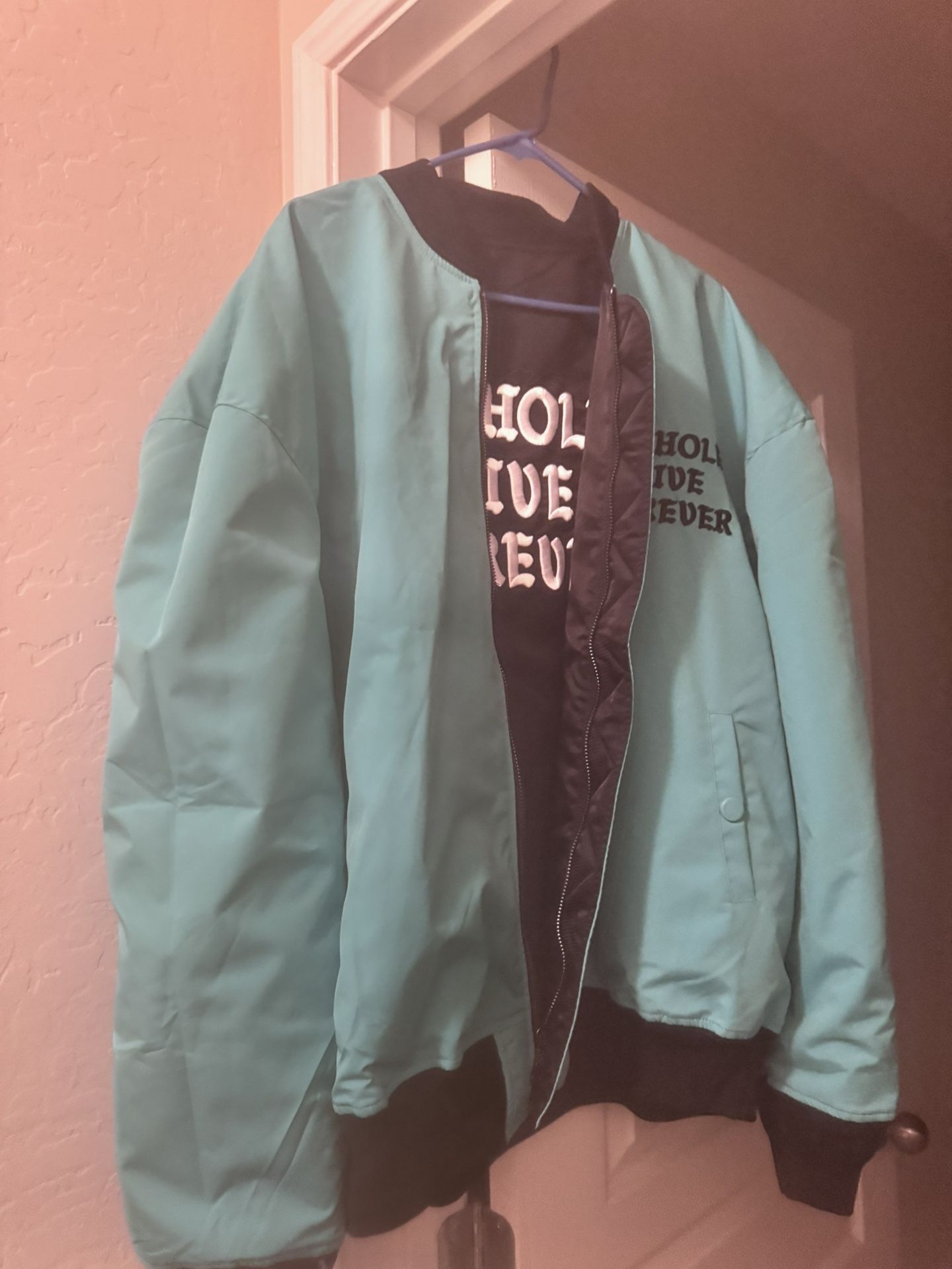 A**holes Live Forever Bomber Jacket 2XL