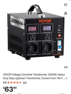 New Voltage Converter Transformer READ DESCRIPTION