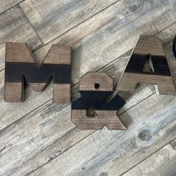 Wooden Letters 