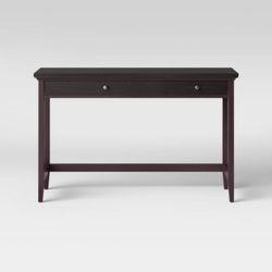 Wood Writing Desk With Drawers