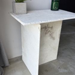 Travertine Side Tables