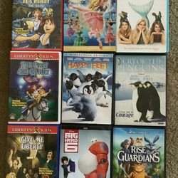 9 DVDs  Set - $1 for the whole set 