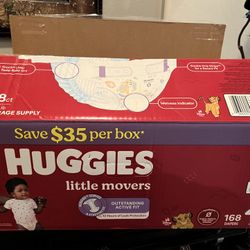 Size 4 Huggies Little Movers 