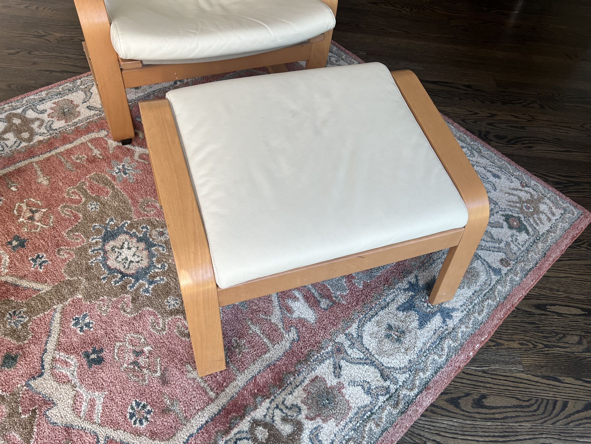 IKEA Poang Armchair And Ottoman