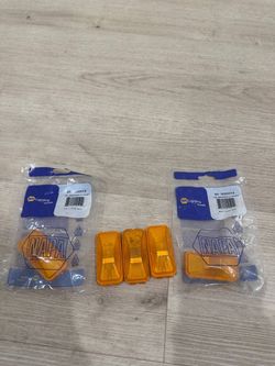 Lot of 5 NAPA TruckLite 50-15200Y3 Amber Side Marker Clearance Light Lenses