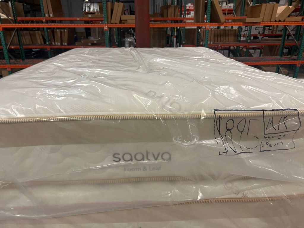 King mattress Saatva loom and leaf $795