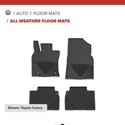 Brand New Weather Mats: TOYOTA Camry