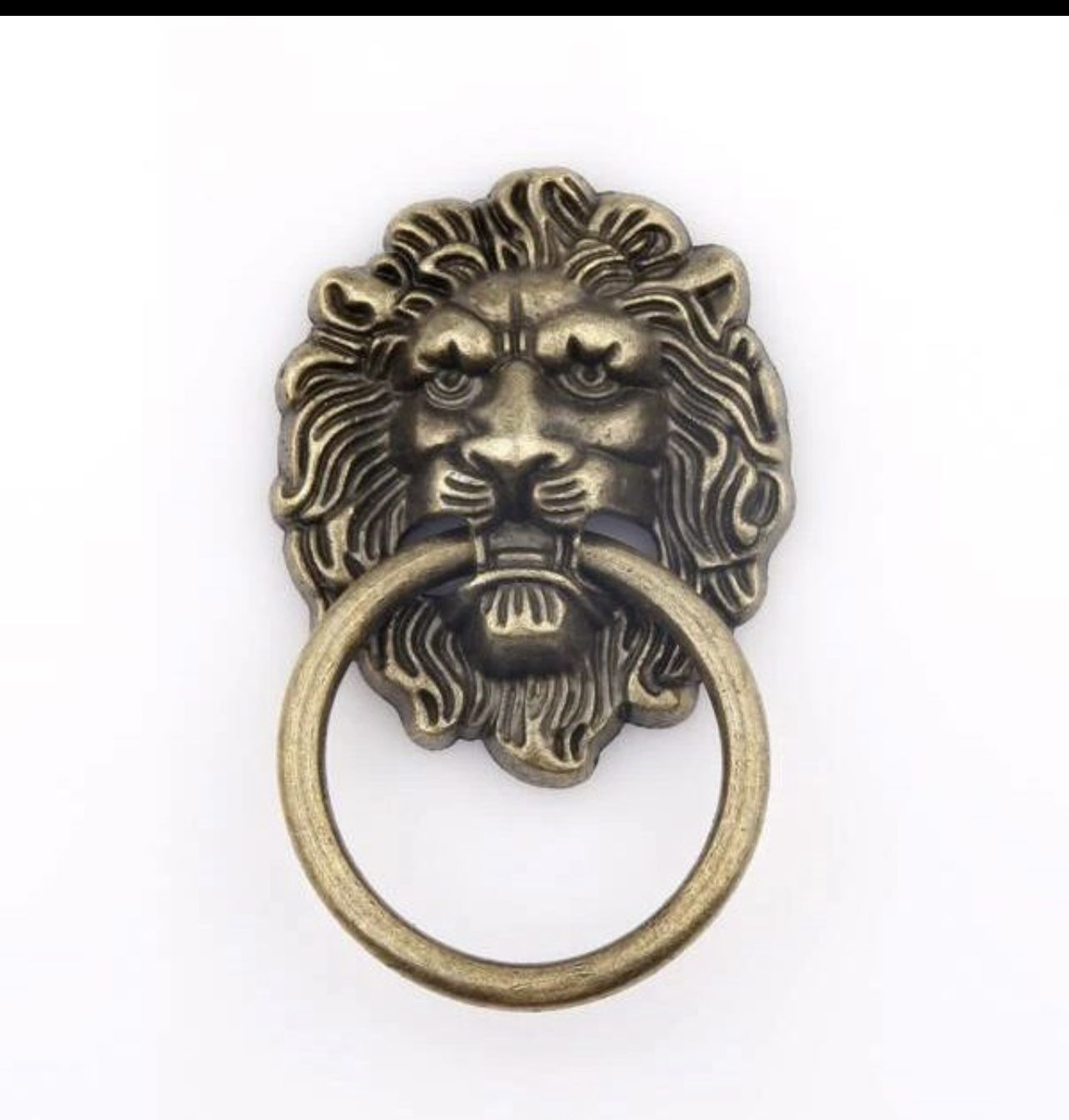 Lion Door Knockers (small For A Cabinet Or Drawer )