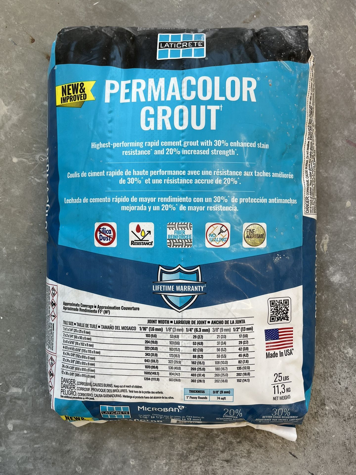 Laticrete Permacolor Grout 25lbs.