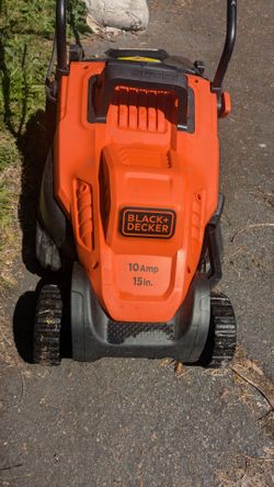 Black+Decker mower + BAG + 50ft cord