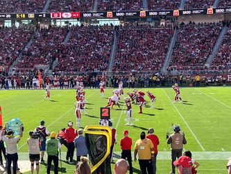49ers vs. Dolphins - Section 111 Row 9 - Red Zone 2 Tickets $410 Each  OBO Thumbnail