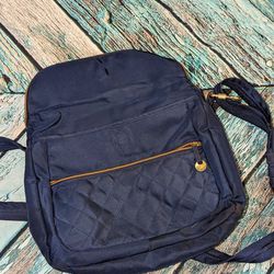 Travelon Navy Crossbody Messenger Bag 