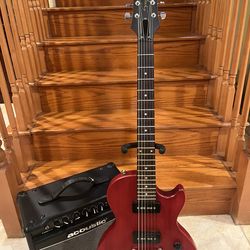 Epiphone Les Paul P90 (Mint) w/ Acoustic G20 Amp