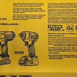 DEWALT 20V MAX Cordless Drill/Impact 2 Tool Combo Kit