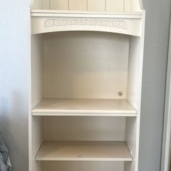 Cream Wood Bookshelf
