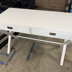 Pier One, Two Drawer Writing Desk / Vanity
