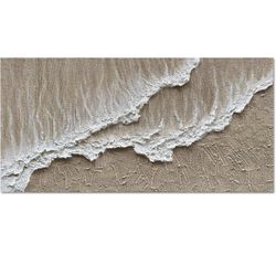 NANKAI Art Hand painted beach Ocean Wave Landscape Oil Painting