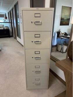 Hon Vertical 5 Drawer Filing Cabinet