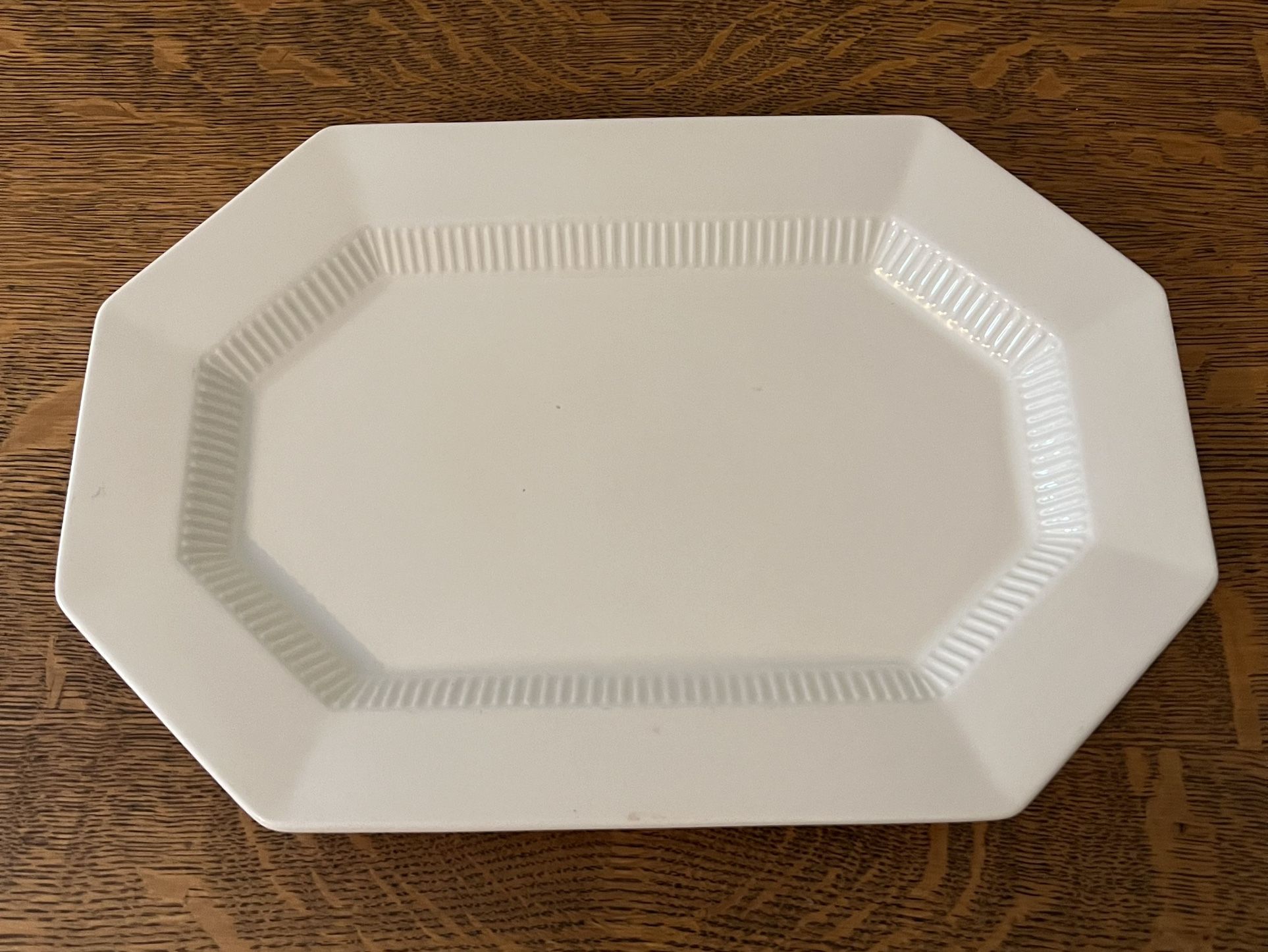 Nikko Classic Collection China Dinnerware White Octagonal Serving Bowl