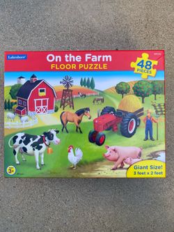 Lakeshore On The Farm Floor Puzzle