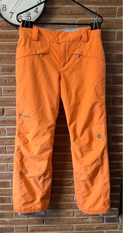 Marmot Orange Snow Pants