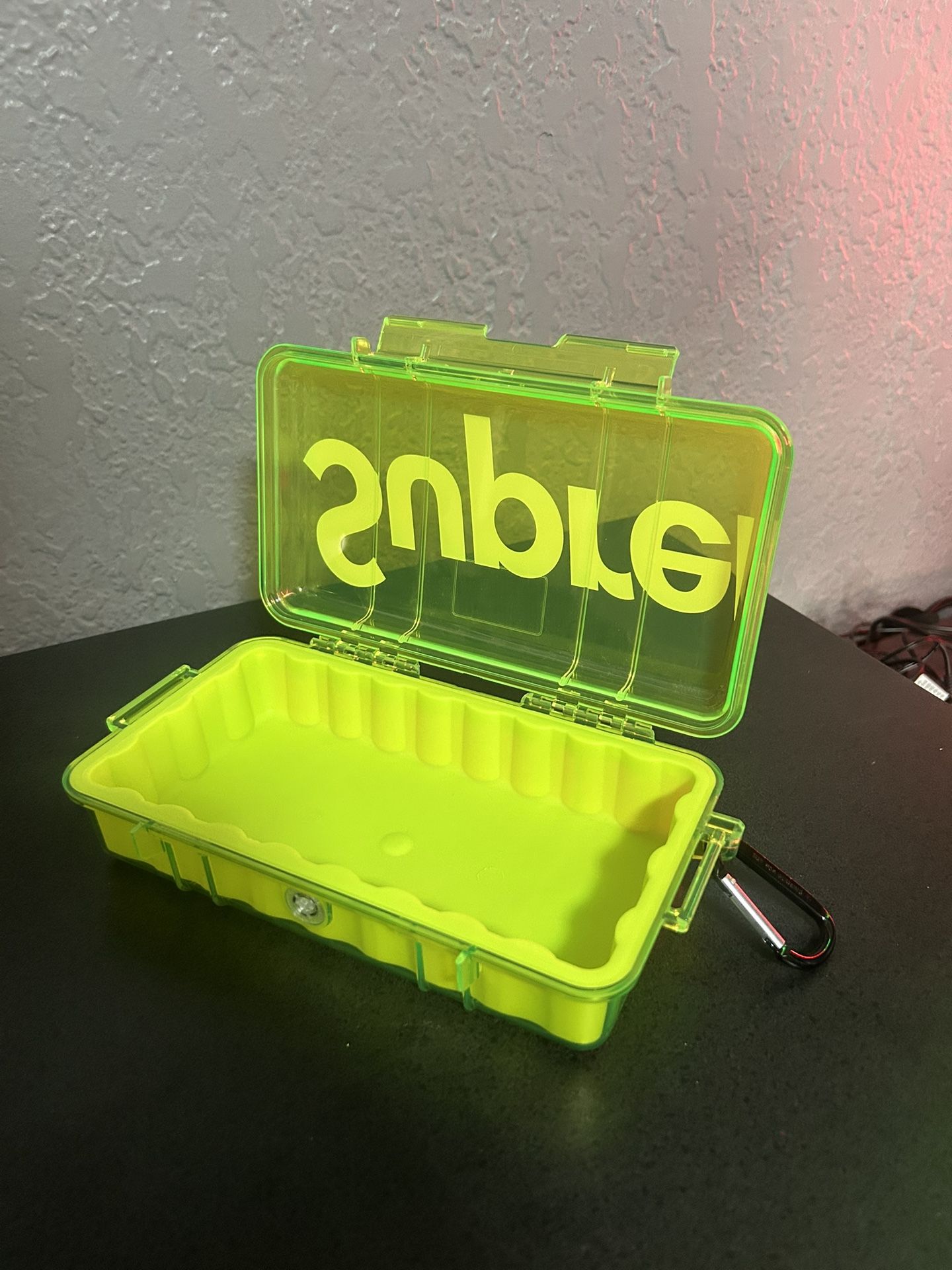 Neon Yellow Supreme Pelican 1060 Case
