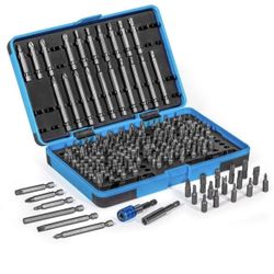 Stark USA 148-Piece Screwdriver Bit Set Hex Tamper Phillips Torx Flat Head Phillips with Storage Case 33808