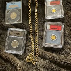 Gold and silver for sale